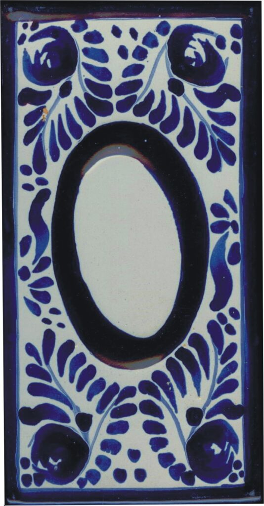 House Number 0 Tile – Classic 1 Design