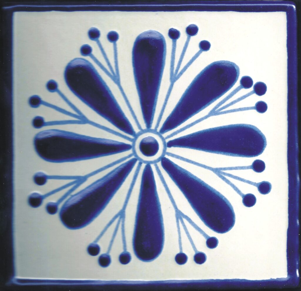 Classic 7 6" Talavera Clay Tile